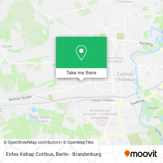 Карта Enfes Kebap Cottbus