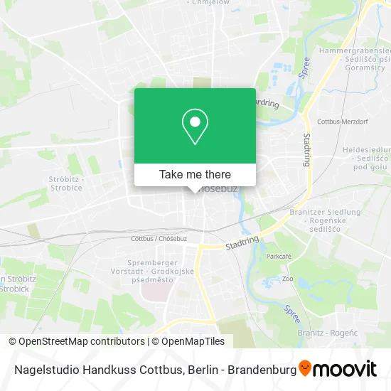 Карта Nagelstudio Handkuss Cottbus