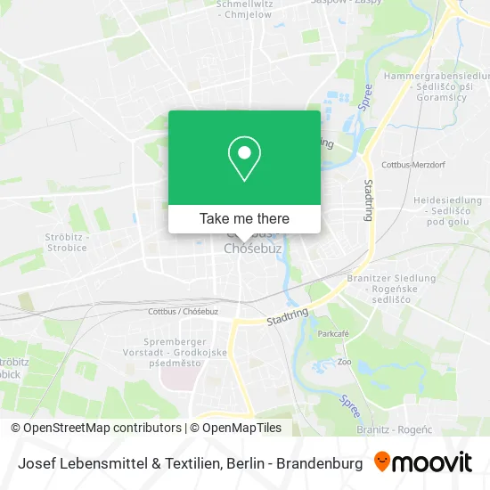 Карта Josef Lebensmittel & Textilien