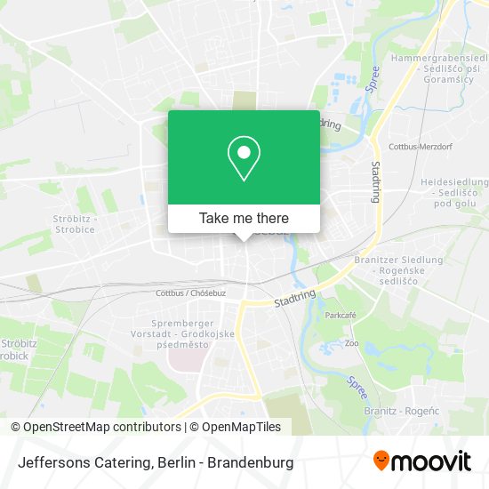 Jeffersons Catering map
