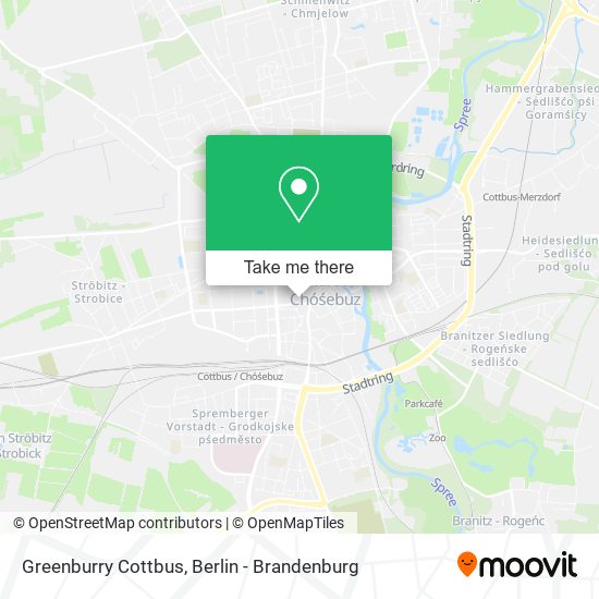 Greenburry Cottbus map