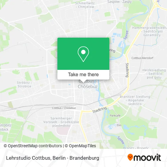Карта Lehrstudio Cottbus