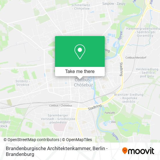 Brandenburgische Architektenkammer map
