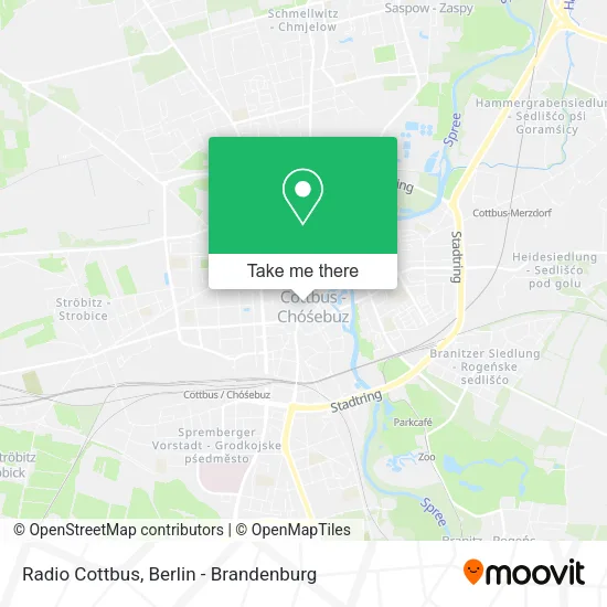 Карта Radio Cottbus