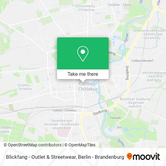 Blickfang - Outlet & Streetwear map