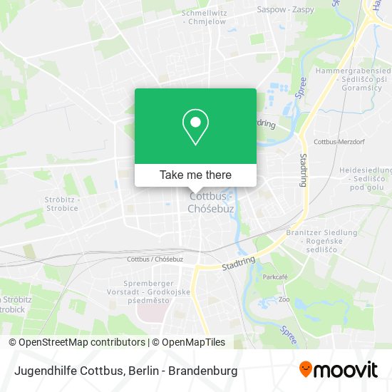 Jugendhilfe Cottbus map