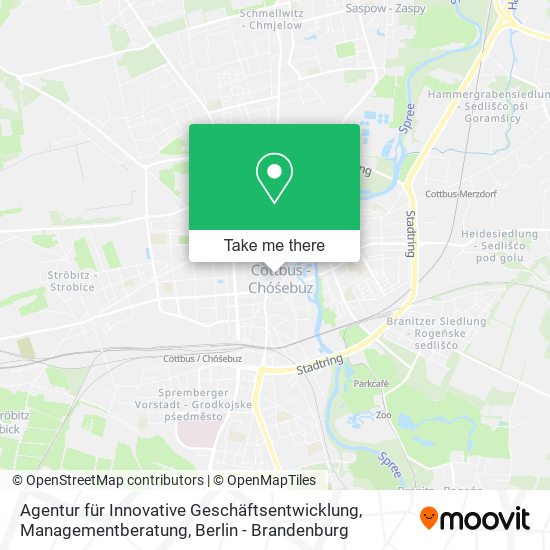 Карта Agentur für Innovative Geschäftsentwicklung, Managementberatung