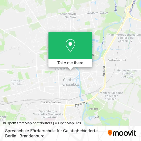 Карта Spreeschule-Förderschule für Geistigbehinderte