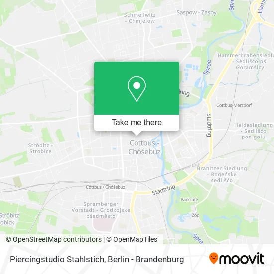 Карта Piercingstudio Stahlstich