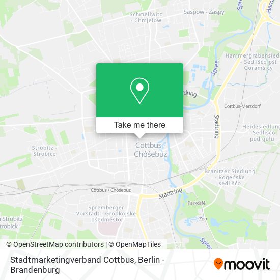 Stadtmarketingverband Cottbus map