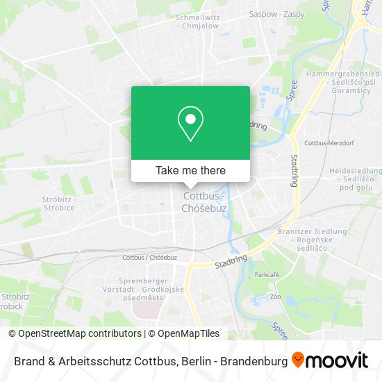 Brand & Arbeitsschutz Cottbus map