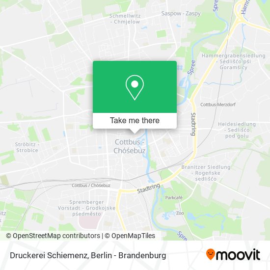 Druckerei Schiemenz map