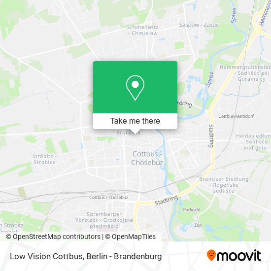 Low Vision Cottbus map