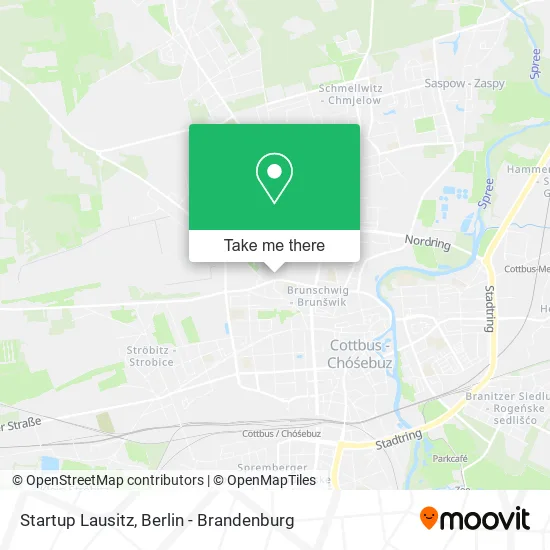 Карта Startup Lausitz