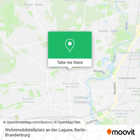 Карта Wohnmobilstellplatz an der Lagune