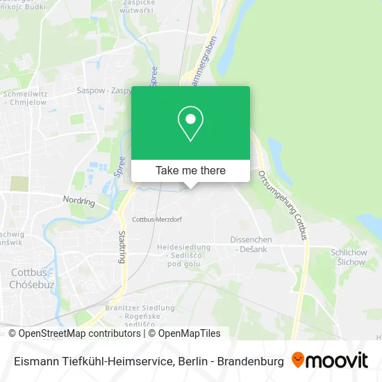 Карта Eismann Tiefkühl-Heimservice