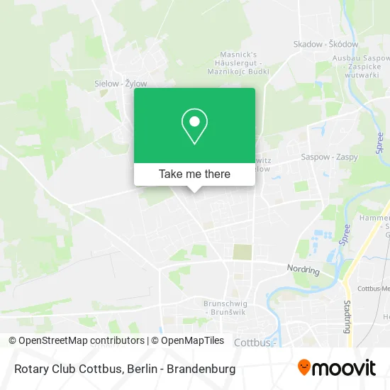 Карта Rotary Club Cottbus