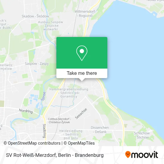 SV Rot-Weiß-Merzdorf map