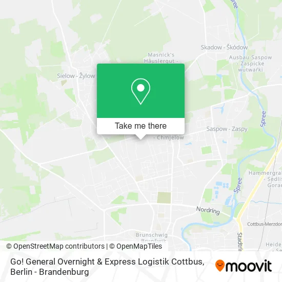 Карта Go! General Overnight & Express Logistik Cottbus