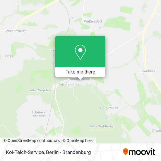 Карта Koi-Teich-Service