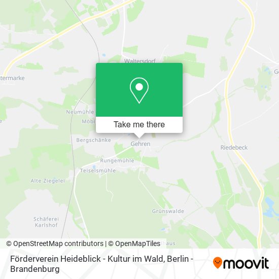 Förderverein Heideblick - Kultur im Wald map