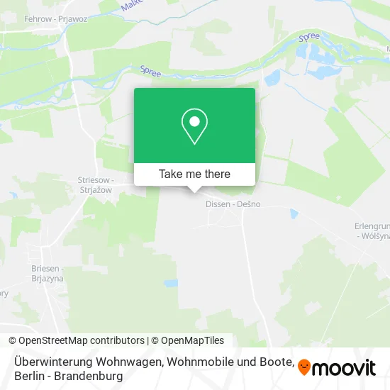 Карта Überwinterung Wohnwagen, Wohnmobile und Boote