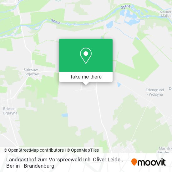 Landgasthof zum Vorspreewald Inh. Oliver Leidel map