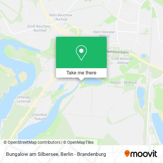 Bungalow am Silbersee map