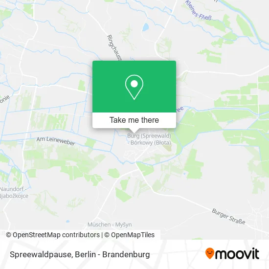 Карта Spreewaldpause