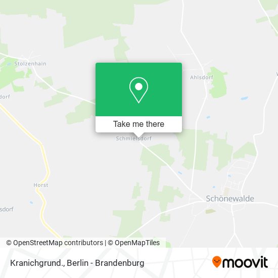 Kranichgrund. map