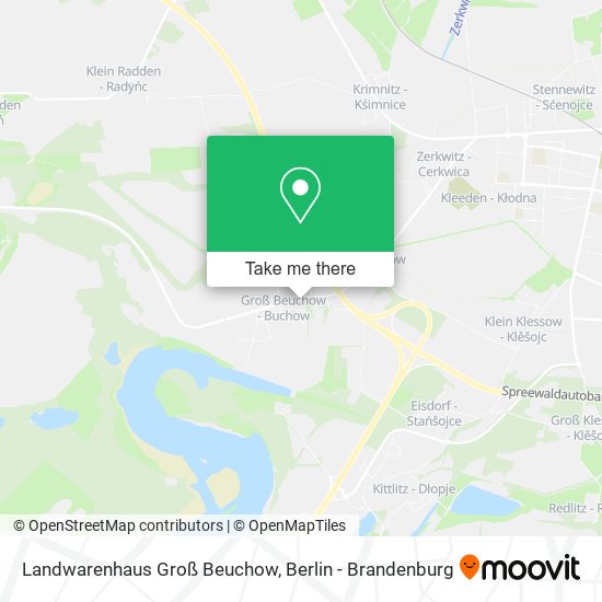 Landwarenhaus Groß Beuchow map