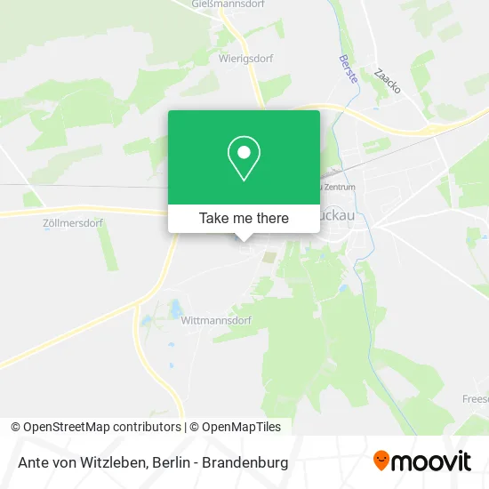 Ante von Witzleben map