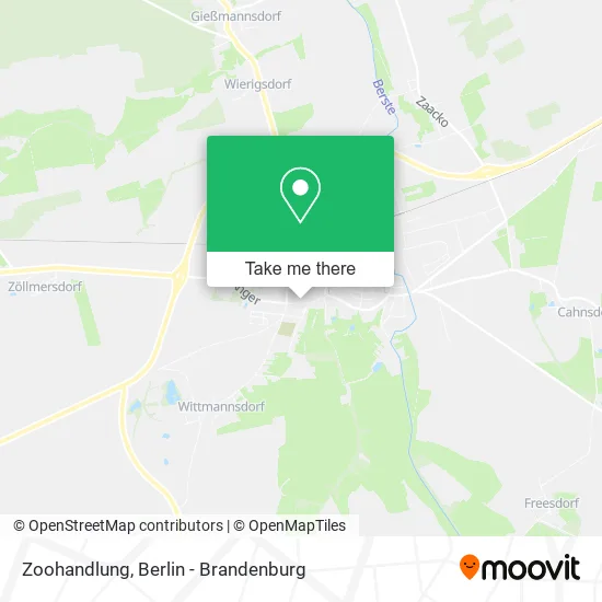 Карта Zoohandlung
