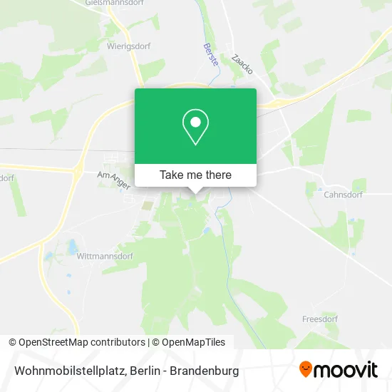 Wohnmobilstellplatz map