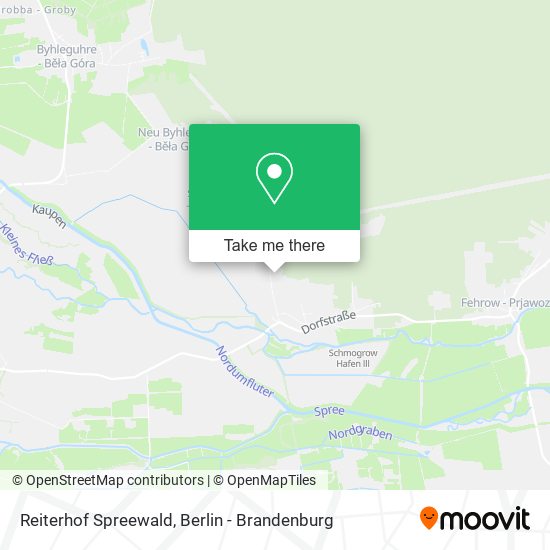 Reiterhof Spreewald map