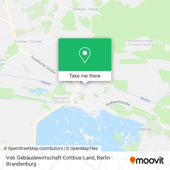 Veb Gebäudewirtschaft Cottbus-Land map