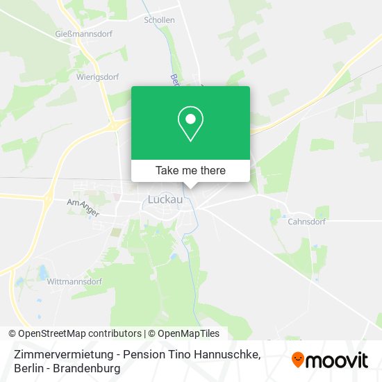 Zimmervermietung - Pension Tino Hannuschke map