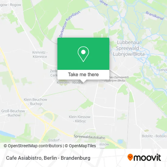 Cafe Asiabistro map