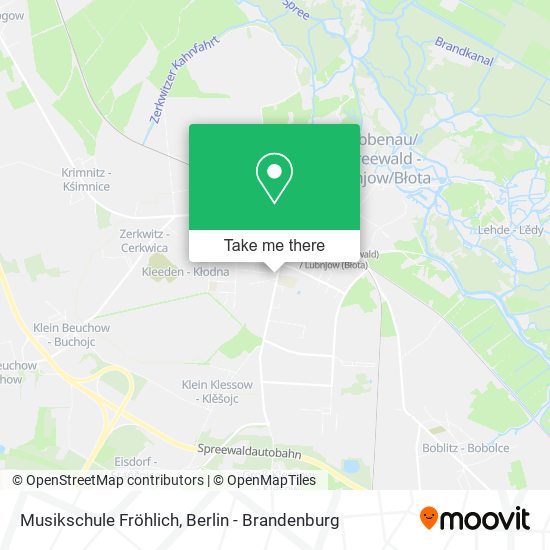 Musikschule Fröhlich map