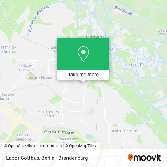 Карта Labor Cottbus