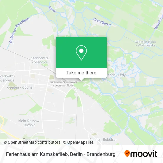 Карта Ferienhaus am Kamskeflieb