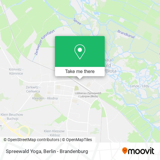 Spreewald Yoga map