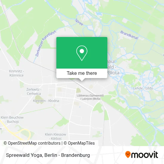 Spreewald Yoga map