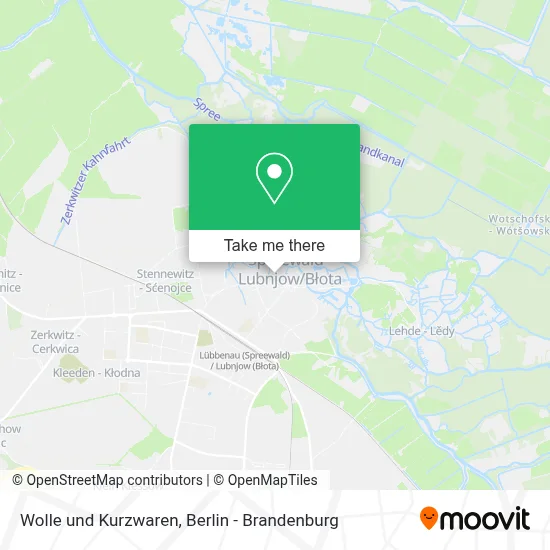 Wolle und Kurzwaren map