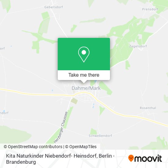 Карта Kita Naturkinder Niebendorf- Heinsdorf