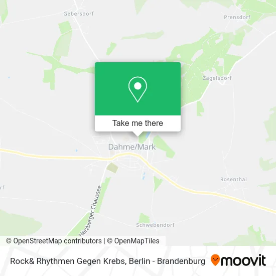 Карта Rock& Rhythmen Gegen Krebs