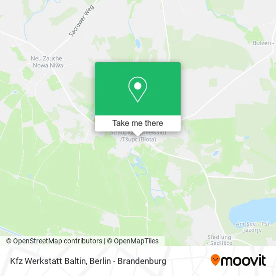 Карта Kfz Werkstatt Baltin