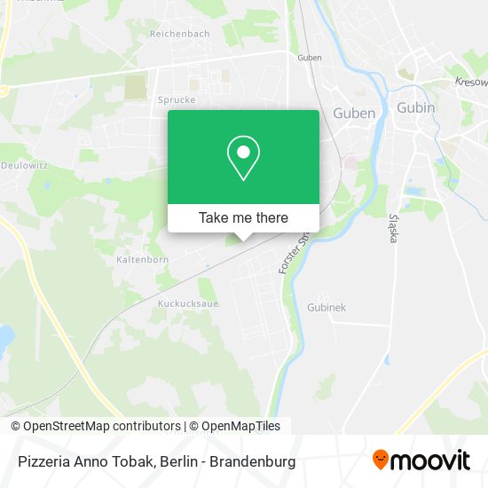 Pizzeria Anno Tobak map