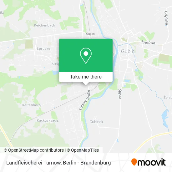 Карта Landfleischerei Turnow