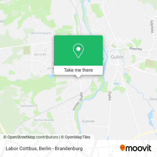 Карта Labor Cottbus